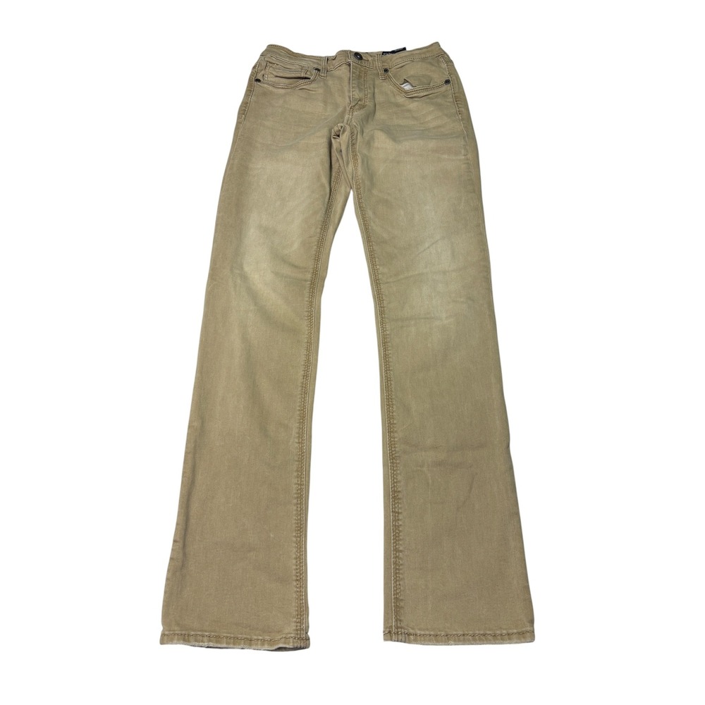 BKE Jake‎ Straight Tan Khaki Jeans Mens 31x34 Stretch Denim FPS6634L